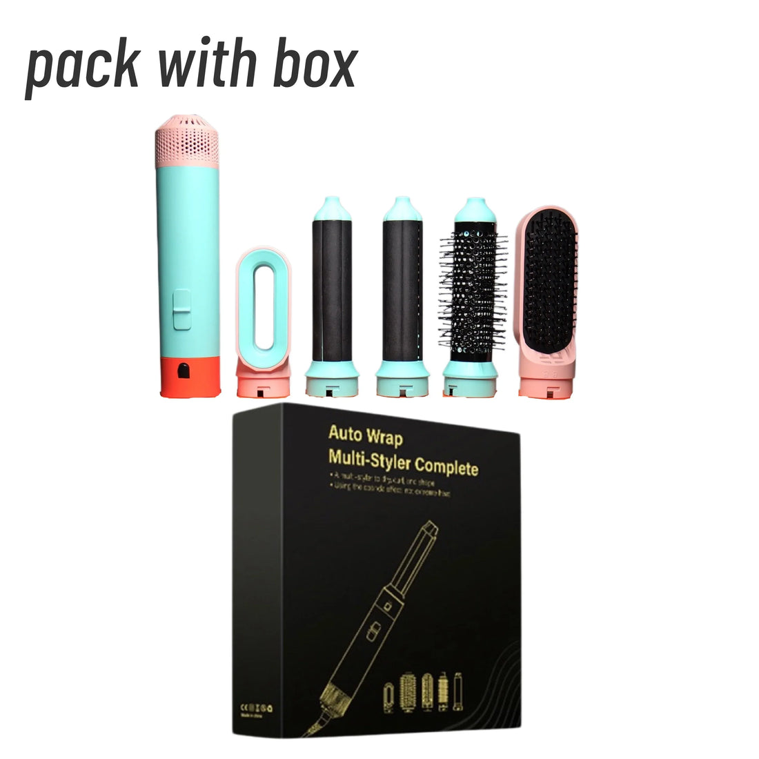 5-in-1 Multi Styler Hair Dryer | Curling Barrel & Hot Air Brush Styling Tool