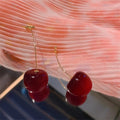 Cute Cherry Acrylic Earrings for Women