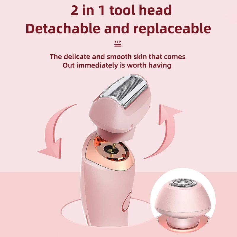 Painless USB Epilator – Rechargeable Hair Remover for Women