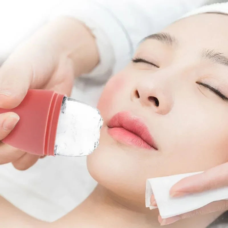 Ice Roller & Cube Mold for Face, Eyes, Neck – Reusable Skin Care Tools
