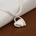 925 Silver Heart Necklace – Elegant Love Jewelry