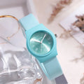 Silicone Strap Quartz Watch for Women