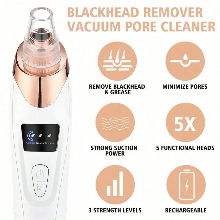 Electric Facial Pore Cleanser Vacuum – Blackhead & Acne Remover