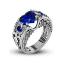 925 Silver Multicolor Heart Zircon Ring – 5 Color Love