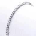 925 Sterling Silver Tennis Bracelet, 16-19CM, 2.5MM Zirconia Gift