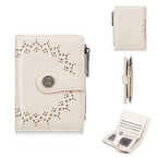 PU Leather Mini Wallet – Chic Card Organizer with Zipper Coin Pocket