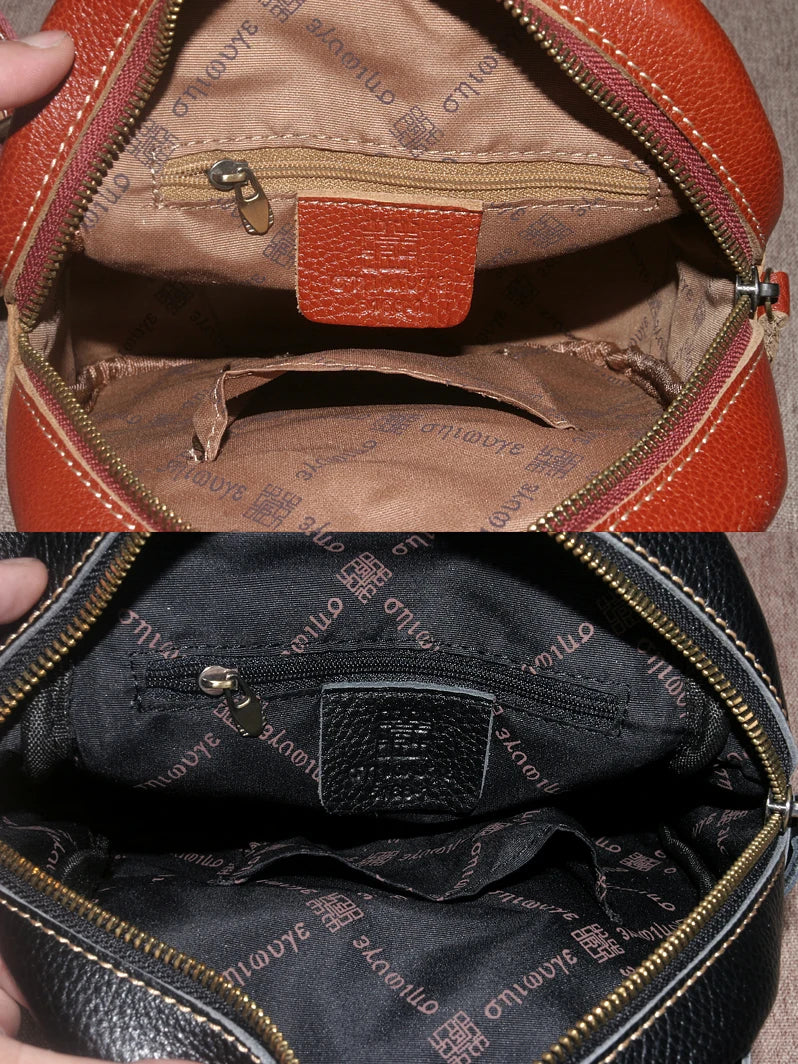 Women's Sling Bag Genuine Leather Cowhide Designer Crossbody