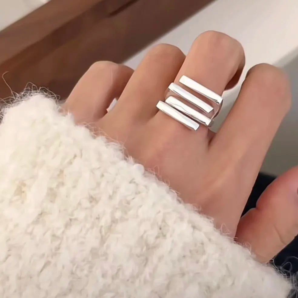 925 Sterling Ring for Women, Retro Handmade Gift