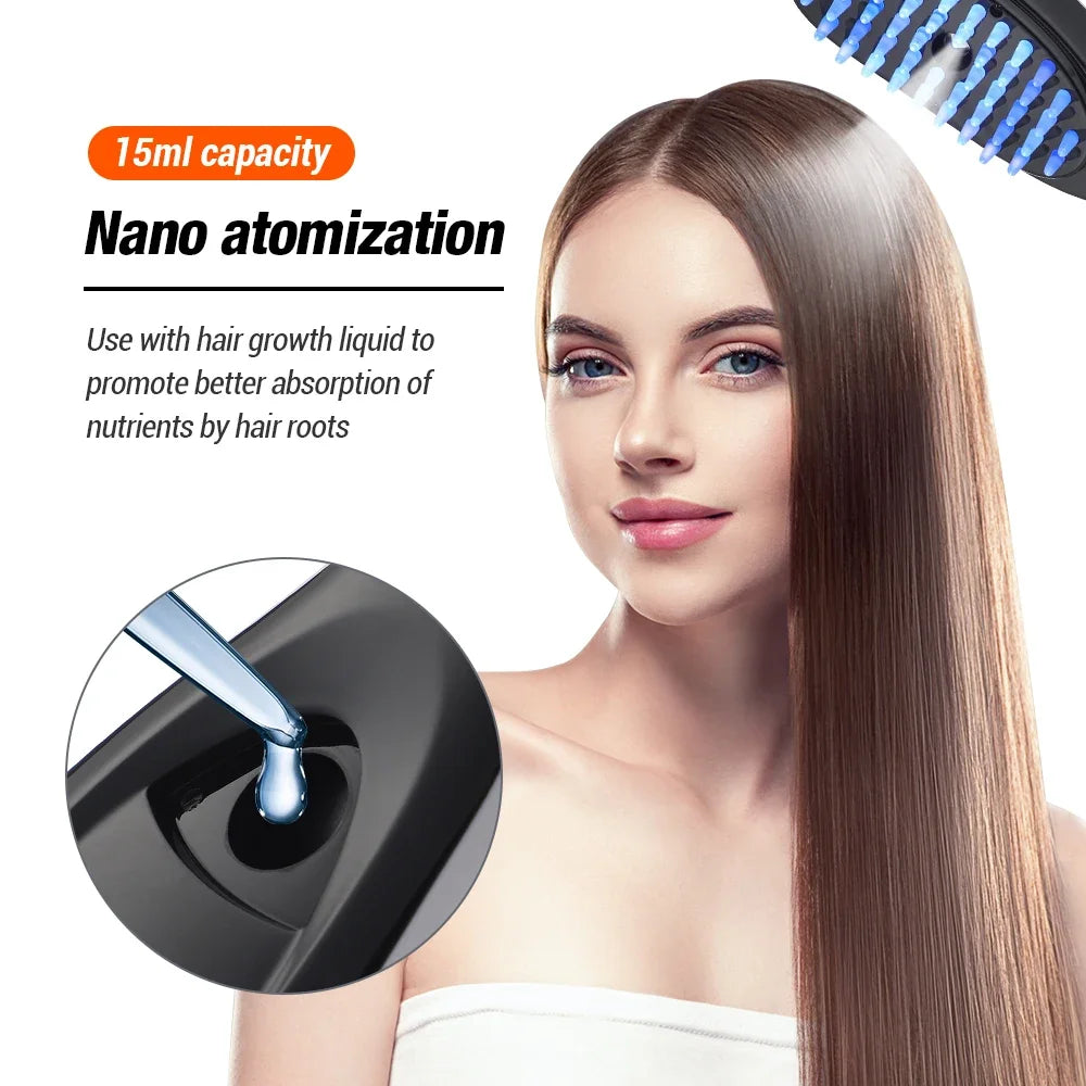 Electric Spray Massage Comb Hair Growth & Scalp Therapy