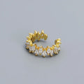 Luxury 925 Silver Horse Eye Zircon Ear Cuff – Non-Piercing