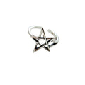 925 Silver Retro Star Ring for Women – Wedding Jewelry