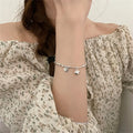 S925 Sterling Silver Geometric Love Bracelet – Elegant Gift