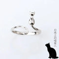 925 Silver Cat Ring Women’s Luxury Designer Jewelry