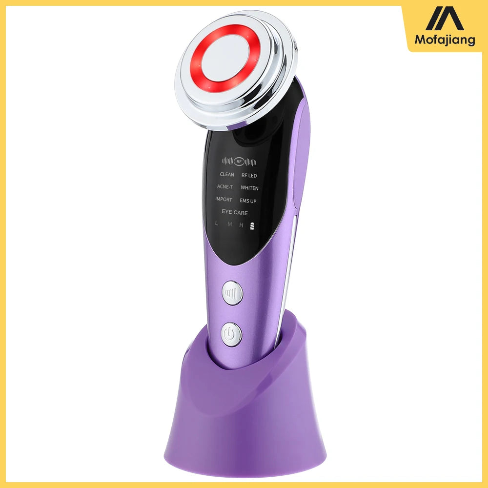 7-in-1 Anti-Aging EMS LED Face & Neck Firming Massager
