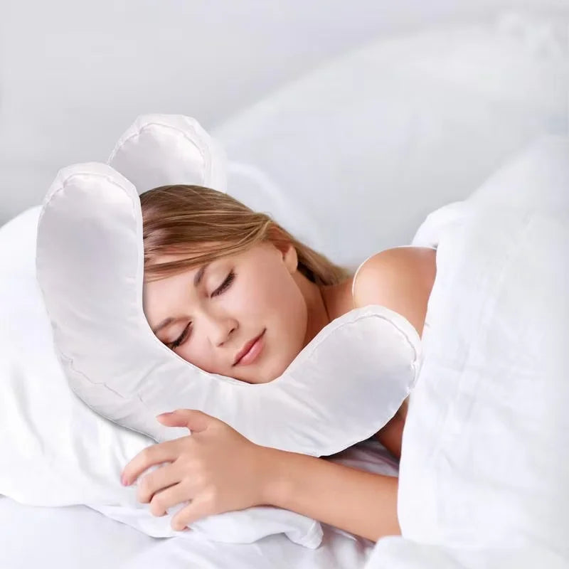Beauty Sleep Face Pillow with Free Satin Pillowcase