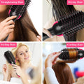 Hot Air Brush Hair Dryer and Volumizer: Styler, Straightener, and Curler
