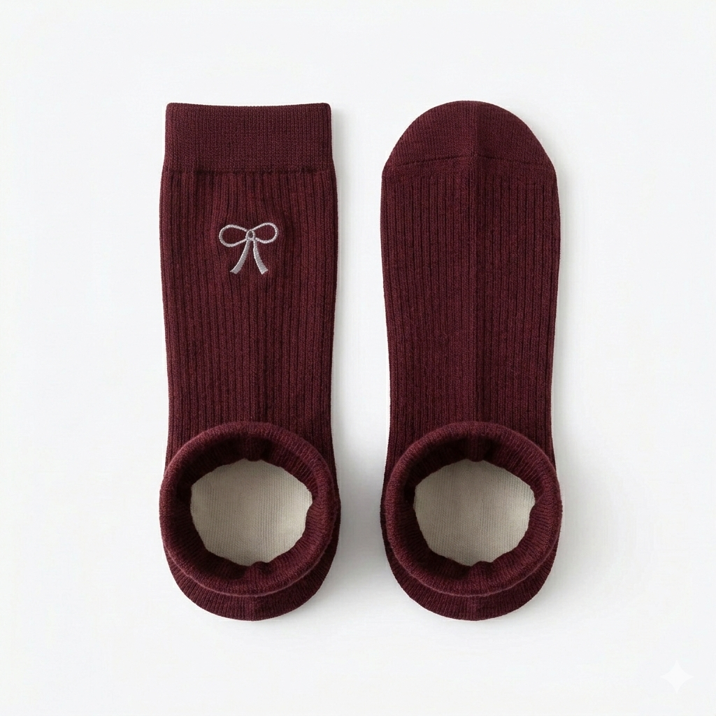 Ruffle Ankle Socks – Chic Cotton Blend with Retro Frill