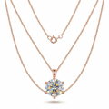 Solitaire Pendant Necklace – Classic Sparkle with CZ Stone