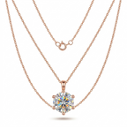 Solitaire Pendant Necklace – Classic Sparkle with CZ Stone