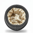 Silk Satin Lined Winter Beanie Warm Chunky Satin Head Cap
