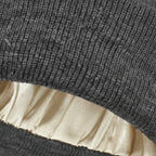 Silk Satin Lined Winter Beanie Warm Chunky Satin Head Cap
