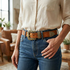 Vintage Belt Buckle – Chic Metal Carved Pattern Accessory