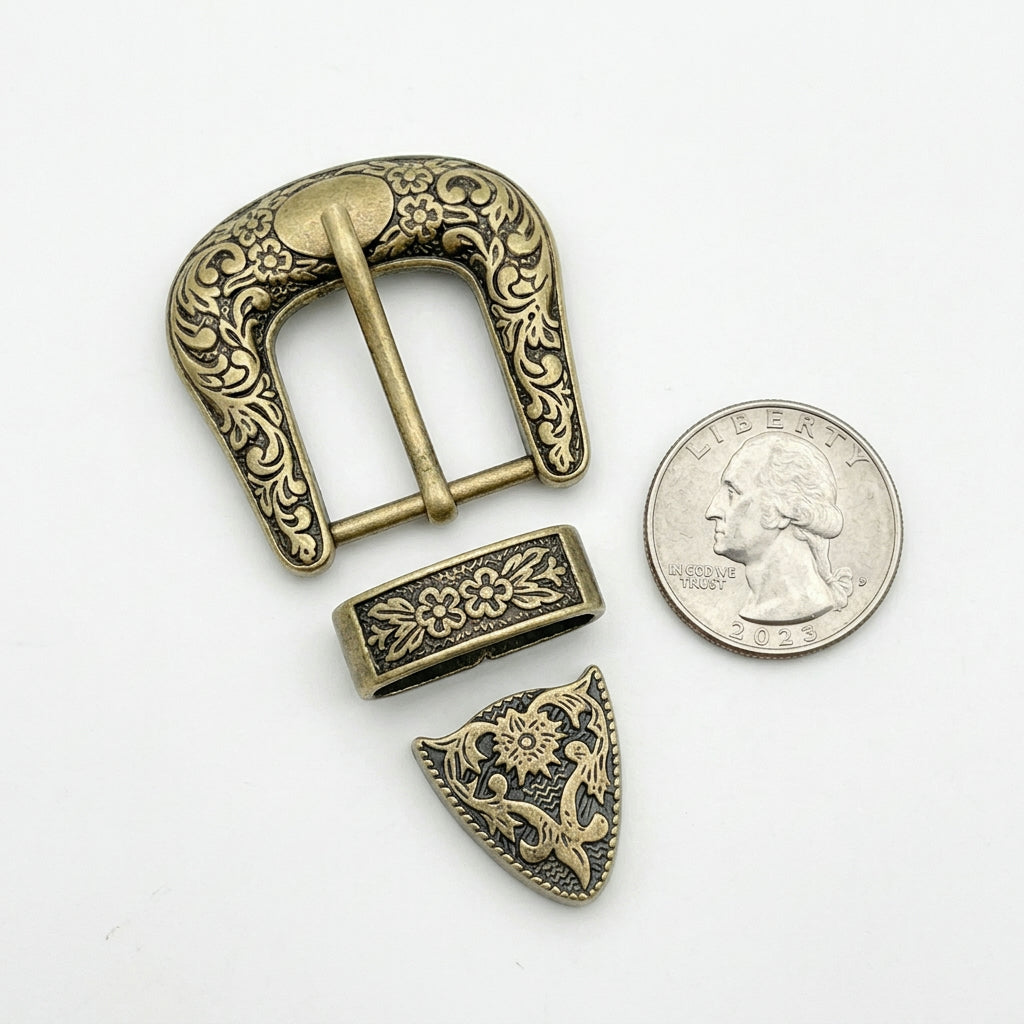 Vintage Belt Buckle – Chic Metal Carved Pattern Accessory