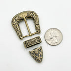 Vintage Belt Buckle – Chic Metal Carved Pattern Accessory