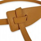 Wide Knot Belt – Stylish Waist Cincher PU Leather Cummerbund