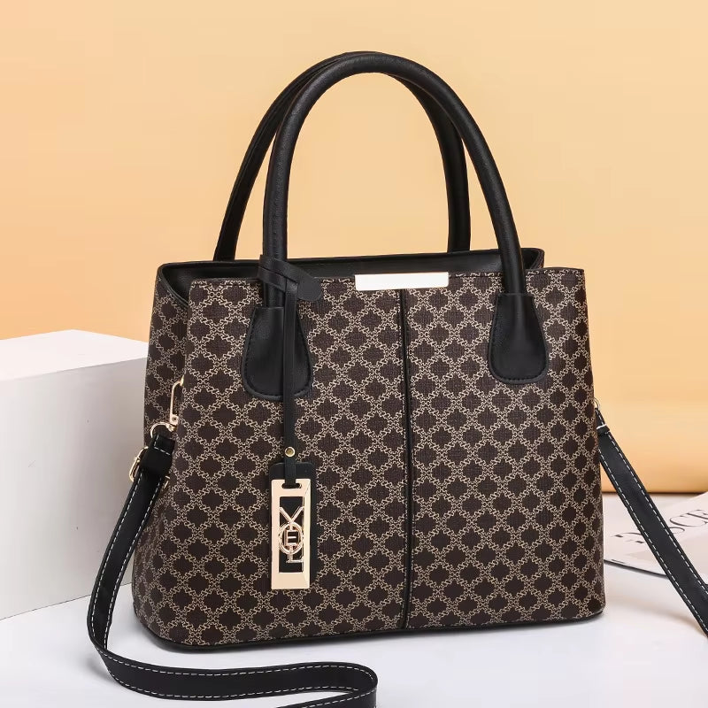Luxury Women's Crossbody Handbag, PU Leather Tote