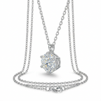 Solitaire Pendant Necklace – Classic Sparkle with CZ Stone