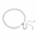 925 Sterling Silver Bracelet – Elegant Adjustable Beads