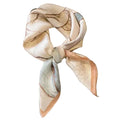 Luxury Design Print Silk Square Scarf Women Soft Satin Horse Hairband Neckerchief Office Hijab Headband Foulard Bag Ribbons Gift