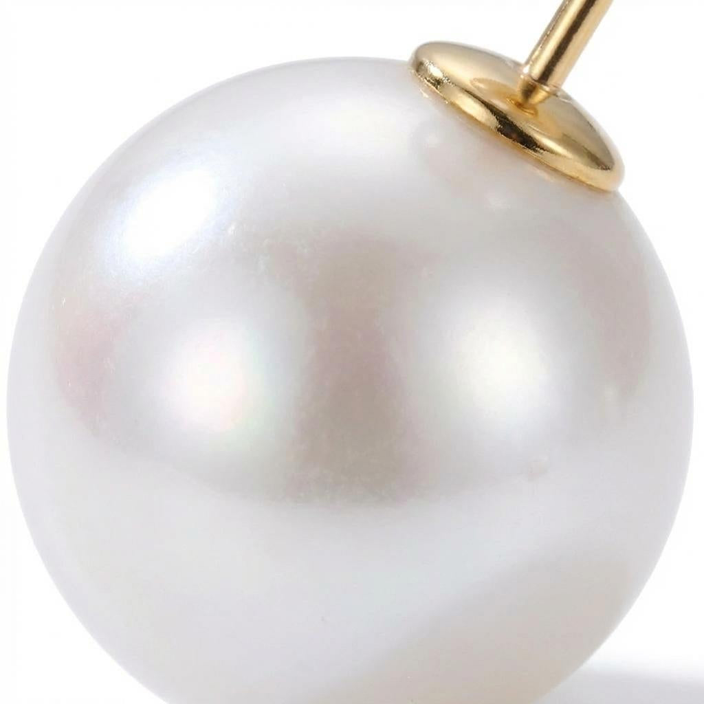 Pearl Stud Earrings – Classic Shine + S925 Silver Posts