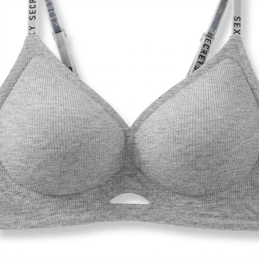 Seamless Wire-Free Bra – Smooth Lift + Breathable Nylon Blend
