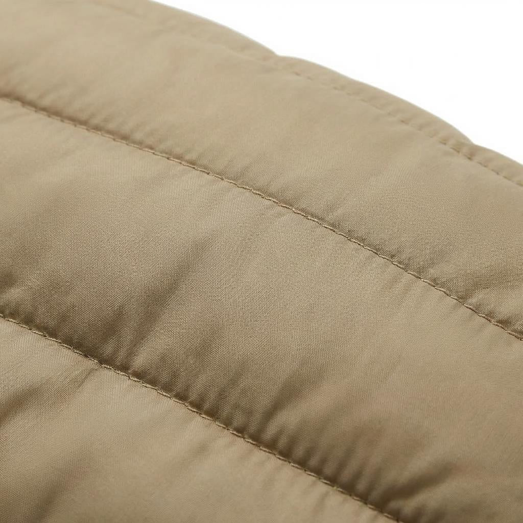 Lightweight Hooded Puffer Jacket – Warm Quilted Nylon Zip Coat