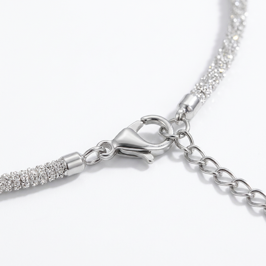 Sterling Silver Anklet – Elegant Charm for Everyday Wear