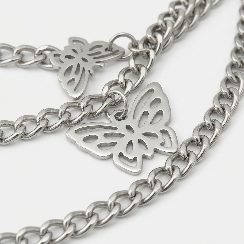 Multi-Layer Bag Chain Strap – Chic Metal Charm Accent