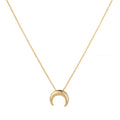 925 Sterling Silver Crescent Necklace for Women Clavicle Chain Moon Simple Jewelry Gifts 2023 New