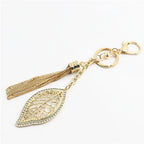 Fashion Brand Metal Decoration Buckle Tassel Pendant Keychain for Handbag Bag Purse Hardware Accessories DIY Crafts Decor Tassel