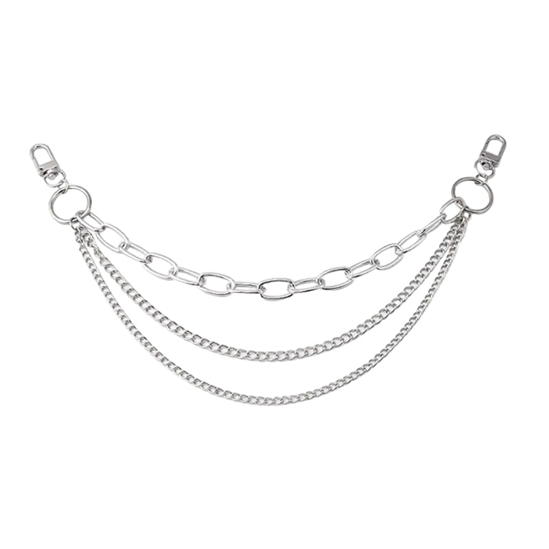 Multi-Layer Metal Chain Strap DIY Personality Butterfly Heart Star Pendant Shoulder Bag Chain Straps Accessories