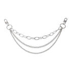 Multi-Layer Metal Chain Strap DIY Personality Butterfly Heart Star Pendant Shoulder Bag Chain Straps Accessories