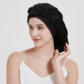 Mulberry Silk Sleeping Bonnet for Women, Large Sleep Cap