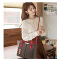 Luxury Women's Crossbody Handbag, PU Leather Tote