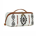 Large Waterproof Leather Luxury Makeup Bag with Zipper