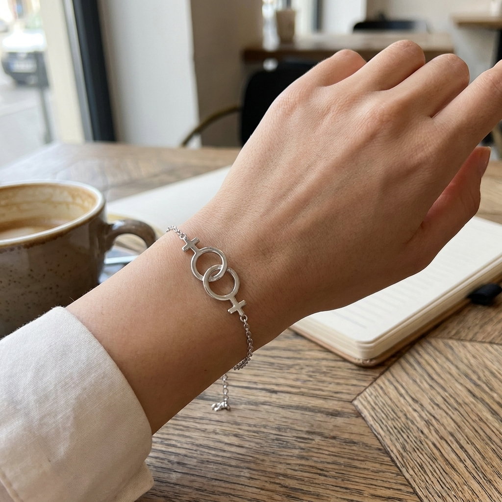 Venus Symbol Bracelet – Meaningful Style in Stainless Steel