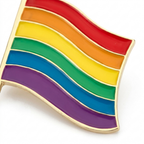 Rainbow Pride Enamel Pin – Expressive Style with Durable Metal