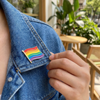 Rainbow Pride Enamel Pin – Expressive Style with Durable Metal