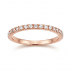 Micro Pave Zircon Ring – Delicate Sparkle for Everyday Stacking