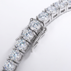 Moissanite Tennis Bracelet in 925 Sterling Silver – 3mm Brilliance